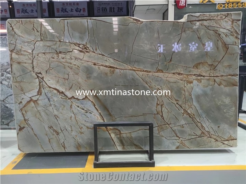 Natural Stone Blue Rome Marble slabs